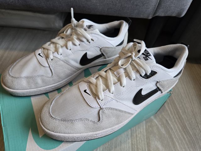 ขาว อื่นๆ รองเท้าผ้าใบ UK 9 | EU 43 1/3 | US 9.5 รองเท้า NIKE SB ALLEYOOP