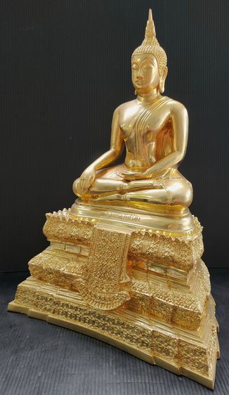 หลวงพ่อวัดไร่ขิง วัดไร่ขิง กาหลั่ยทอง  5.5 นิ้ว ปี 2560 รูปที่ 4