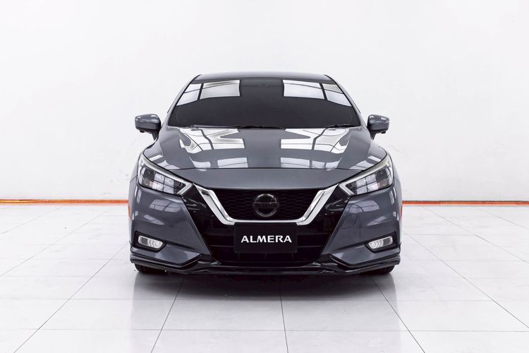 Nissan Almera 2021 1.0 V Sedan เบนซิน ไม่ติดแก๊ส เกียร์อัตโนมัติ เทา รูปที่ 4