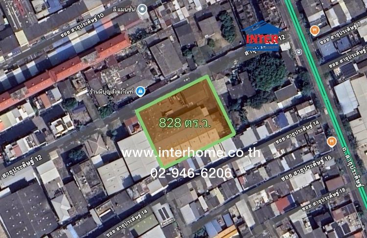 ที่ดิน + พร้อมสิ่งปลูกสร้าง 2 ไร่ 28 ตร.ว.  ซอยสาธุประดิษฐ์12 ถนนสาธุประดิษฐ์ เขตบางคอแหลม กรุงเทพมหานคร รูปที่ 2