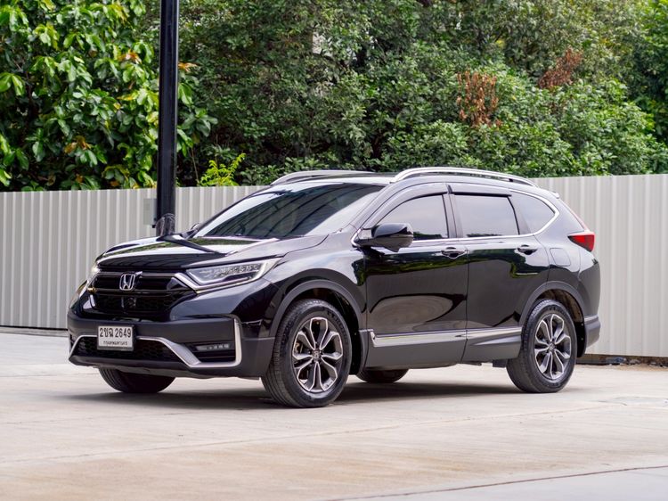 Honda CR-V 2021 2.4 EL 4WD Utility-car เบนซิน ไม่ติดแก๊ส เกียร์อัตโนมัติ ดำ รูปที่ 3