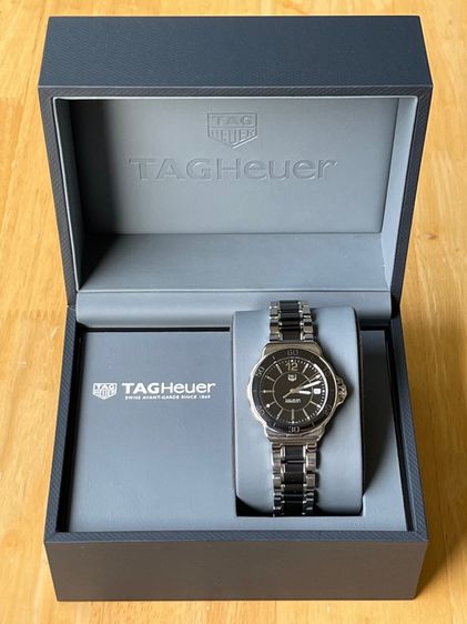 TAG HEUER Formula 1 Ceramic Steel Black Dial Ladies Quartz 35 mm Watch WAH1210 Swiss Movement  รูปที่ 4