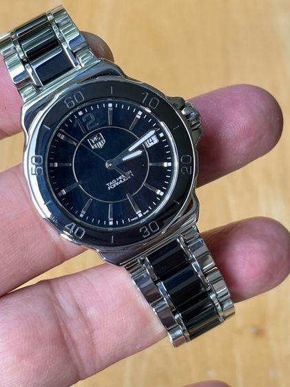 TAG HEUER Formula 1 Ceramic Steel Black Dial Ladies Quartz 35 mm Watch WAH1210 Swiss Movement  รูปที่ 10