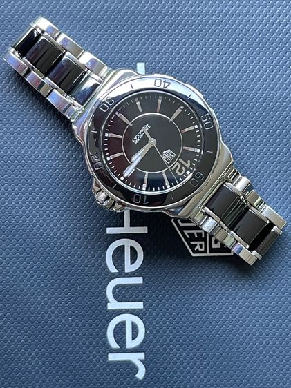 TAG HEUER Formula 1 Ceramic Steel Black Dial Ladies Quartz 35 mm Watch WAH1210 Swiss Movement  รูปที่ 17