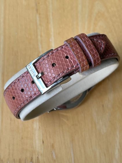 GUCCI G Timeless Mother of Pearl Pink Dial Womens Swiss Watch YA126586 รูปที่ 8