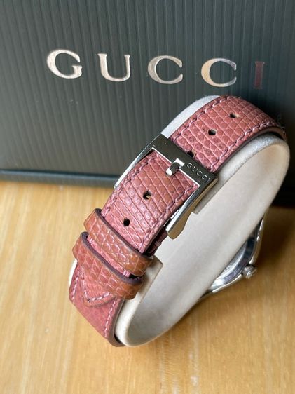 GUCCI G Timeless Mother of Pearl Pink Dial Womens Swiss Watch YA126586 รูปที่ 9