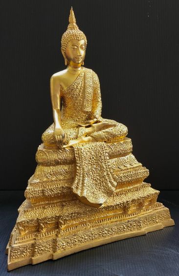 พระพุทธโลกนาถสิริคุณ  ส ก ปิดทอง  5 นิ้ว ปี 2535 รูปที่ 2