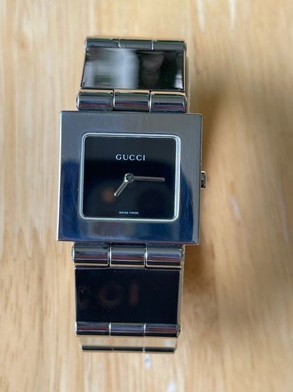 GUCCI Watches 600L Stainless Steel Black Dial Quartz Women  รูปที่ 15