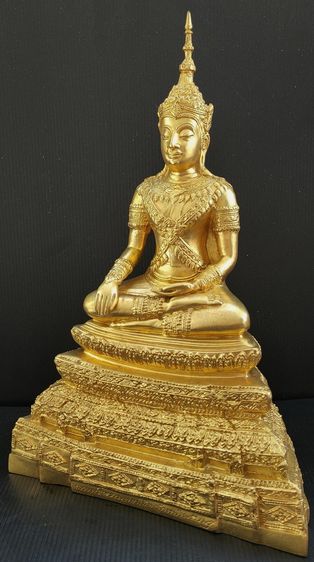 พระพุทธนิมิตวิชิตมาร วัดหน้าพระเมรุ  รุ่นสมโภช 500 ปี 5 นิ้ว รูปที่ 4