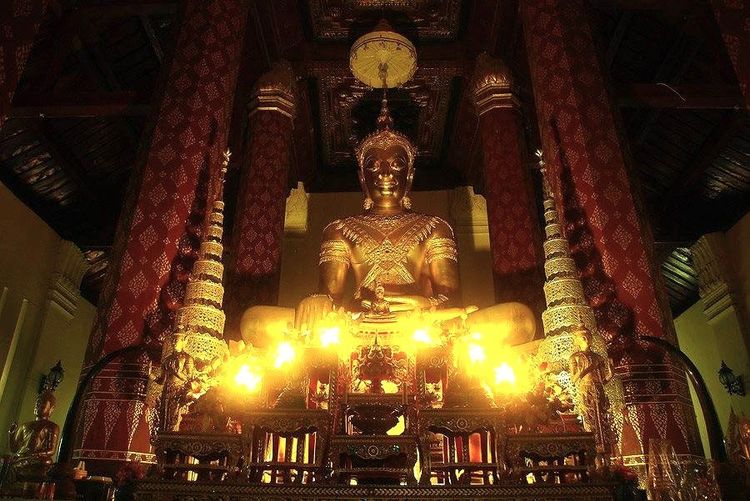 พระพุทธนิมิตวิชิตมาร วัดหน้าพระเมรุ  รุ่นสมโภช 500 ปี 5 นิ้ว รูปที่ 2