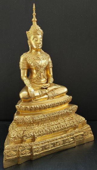 พระพุทธนิมิตวิชิตมาร วัดหน้าพระเมรุ  รุ่นสมโภช 500 ปี 5 นิ้ว รูปที่ 3