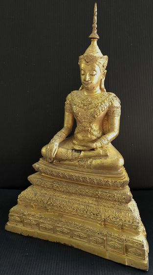 พระพุทธนิมิตวิชิตมาร วัดหน้าพระเมรุ อยุุธยา 5 นิ้ว  ปี 2535 รูปที่ 4