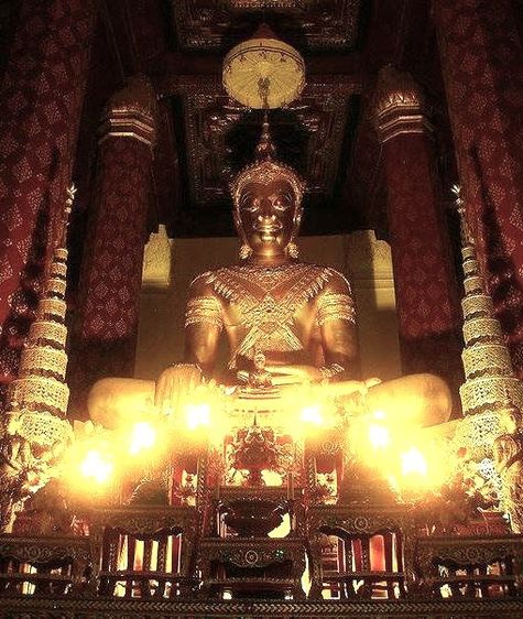 พระพุทธนิมิตวิชิตมาร วัดหน้าพระเมรุ อยุุธยา 5 นิ้ว  ปี 2535 รูปที่ 2