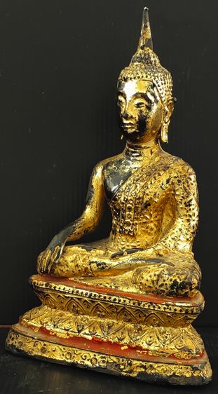 พระรัตนะ หน้าตัก 3.6 นิ้ว สูง 7 นิ้ว  ใต้ฐานดินไทย  รูปที่ 3