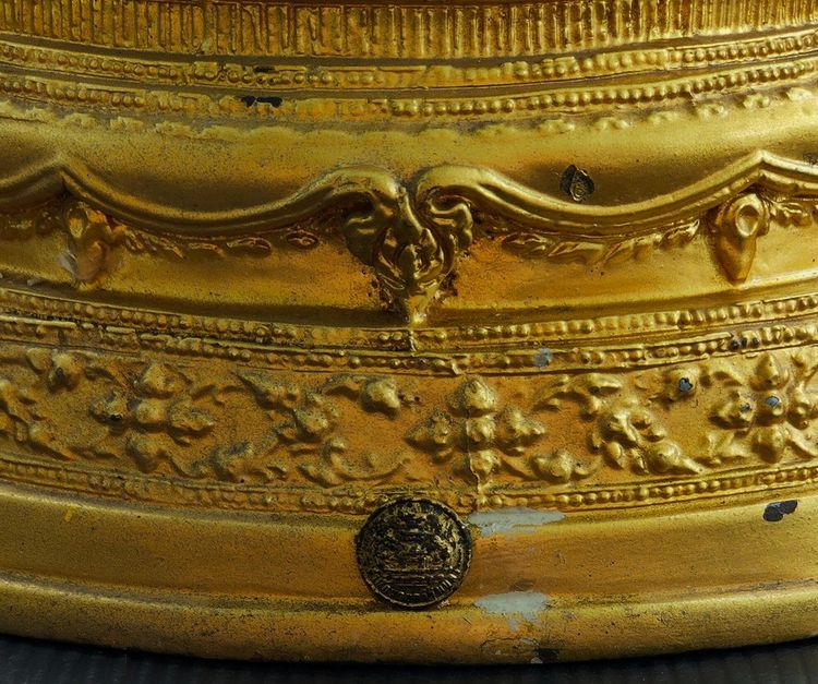 พระพุทธนวมมหาราชายุจฉับปริวัฒนมงคล ภปร เคลือบสีทอง  รูปที่ 8