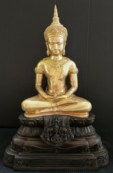 พระพุทธมหาธรรมราชา รุ่นกาญจนาภิเษก คูณบุญ คูณบารมี  รูปที่ 3