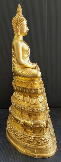 พระพุทธนวมมหาราชายุจฉับปริวัฒนมงคล  ภปร  ปิดทอง รูปที่ 5