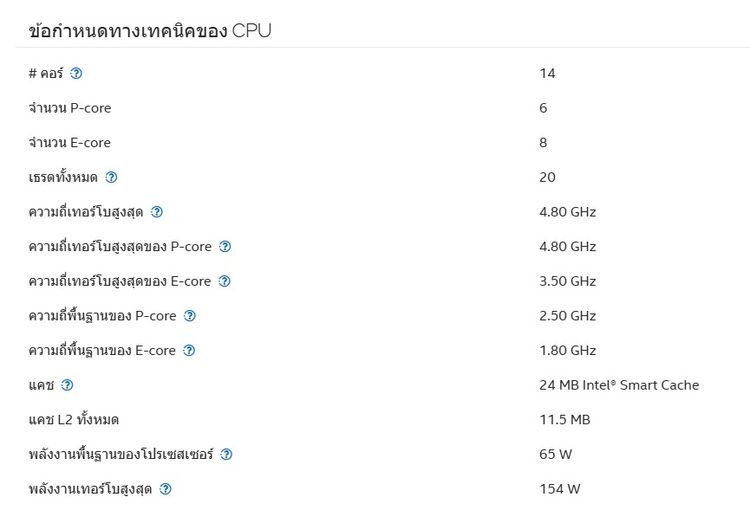CPU intel  core i5 13500  LGA1700 รูปที่ 6