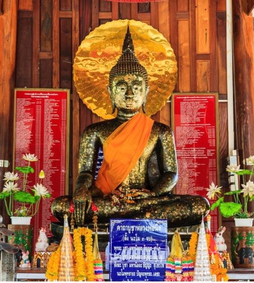 หลวงพ่อนิล วัดธัญญารามราษฏร์บำรุง บ้านแพ้ว  8.5 นิ้ว รูปที่ 2