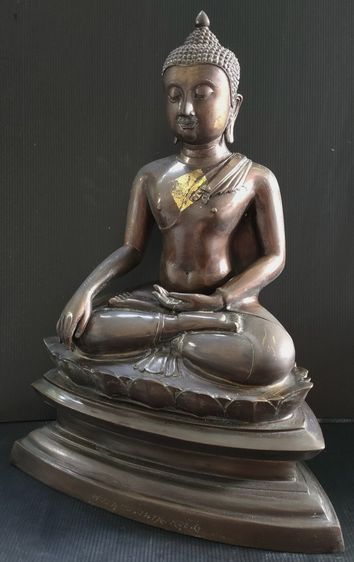 พระพุทธเงินทองสุขใจ วัดอ่างเวียน ชลบุรี  9 นิ้ว  รูปที่ 3