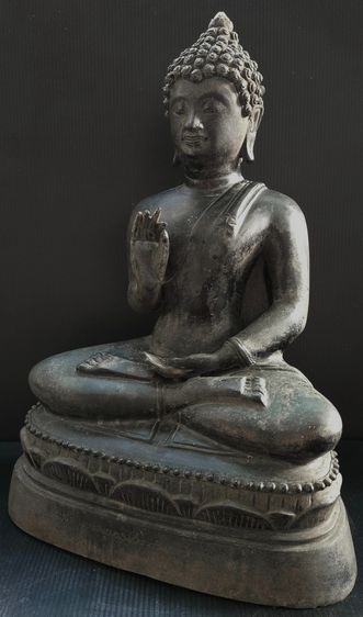 พระพุทธประทานพร วัดนครโปรดสัตว์ อยุธยา  9 นิ้ว รูปที่ 3