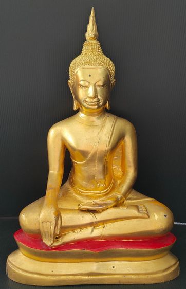 พระพุทธรูป ศิลปอู่ทอง ปิดทอง 9 นิ้ว