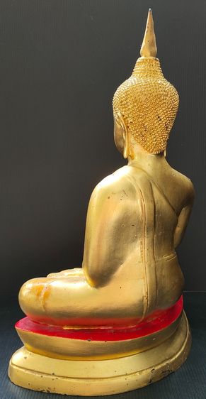 พระพุทธรูป ศิลปอู่ทอง ปิดทอง 9 นิ้ว รูปที่ 7