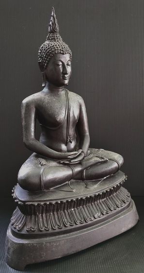 พระพุทธชินสีห์นิรันตราย วัดสะพานพระโขนง 9 นิ้ว รูปที่ 2