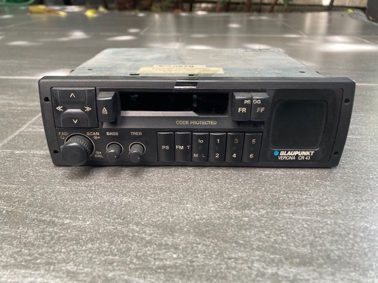มี 2 เครื่อง วิทยุเทป เครื่องรุ่นเก่า Classic BLAUPUNKT VERONA CR43 และ 635 คลื่นไทย รุ่นสะสม สภาพดี ใช้ได้ปกติ รูปที่ 2
