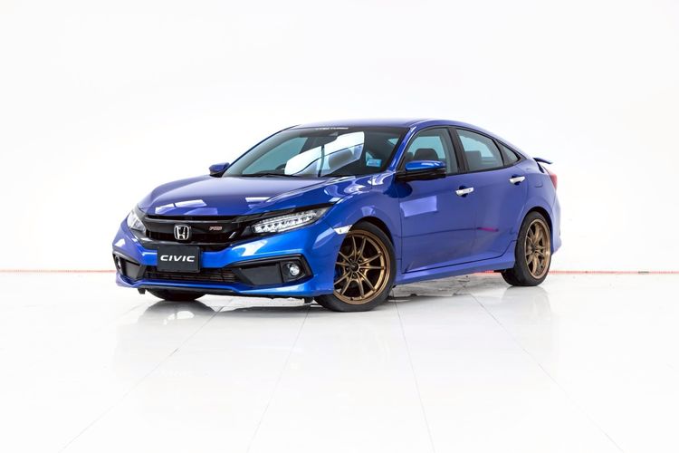 รถ Honda Civic 1.5 Turbo RS สี น้ำเงิน