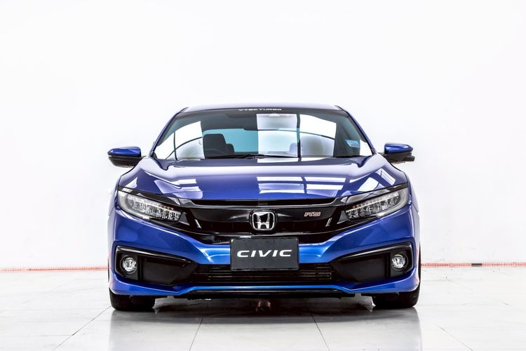 Honda Civic 2019 1.5 Turbo RS Sedan เบนซิน ไม่ติดแก๊ส เกียร์อัตโนมัติ น้ำเงิน รูปที่ 4