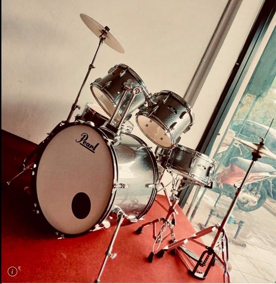 ขายกลองชุด Pearl Roadshow สีพิเศษ Grindstone Sparkle 🥁