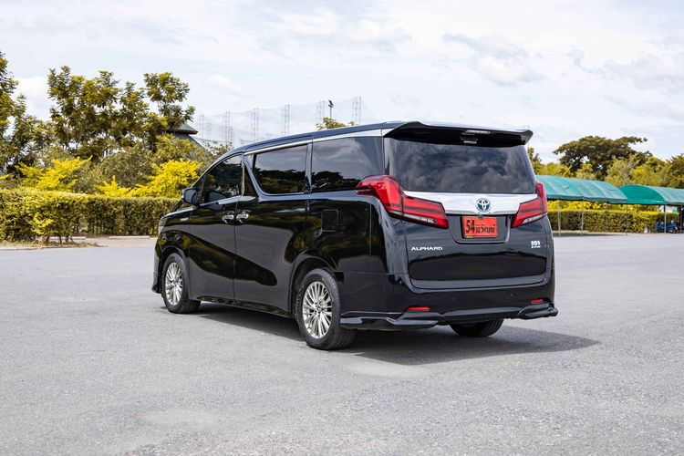 Toyota Alphard 2018 2.5 Hybrid E-Four 4WD Utility-car ไฮบริด ไม่ติดแก๊ส เกียร์อัตโนมัติ ดำ รูปที่ 4