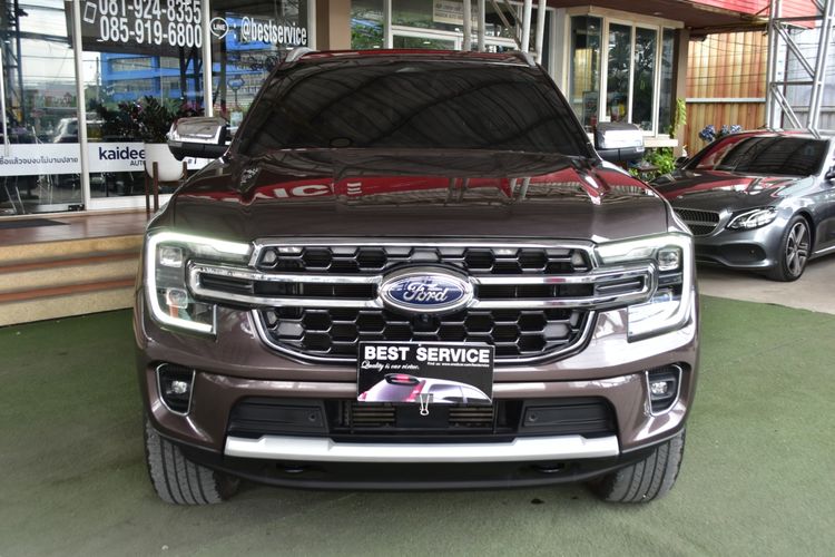 Ford Everest 2023 2.0 Titanium Plus 4WD Utility-car ดีเซล ไม่ติดแก๊ส เกียร์อัตโนมัติ น้ำตาล รูปที่ 2