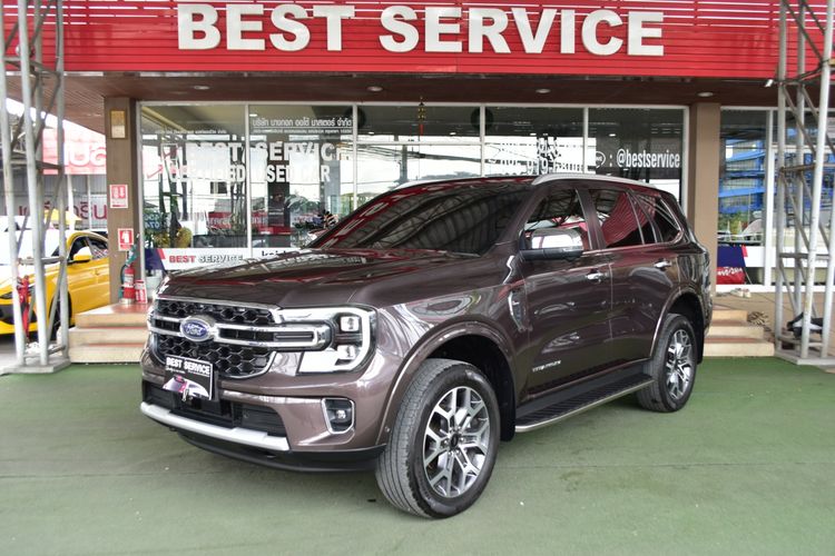 รถ Ford Everest 2.0 Titanium Plus 4WD สี น้ำตาล