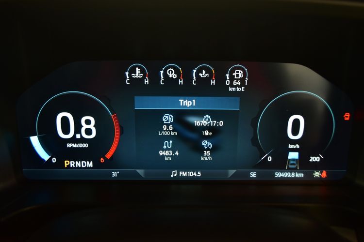 Ford Everest 2024 2.0 Titanium Plus 4WD Utility-car ดีเซล ไม่ติดแก๊ส เกียร์อัตโนมัติ ดำ รูปที่ 3