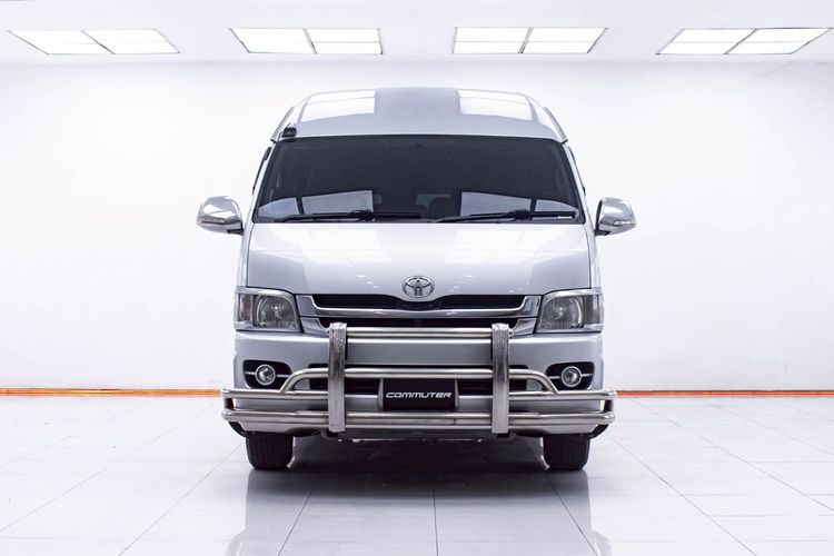 Toyota Commuter 2008 2.5 Van ดีเซล ไม่ติดแก๊ส เกียร์ธรรมดา เทา รูปที่ 4