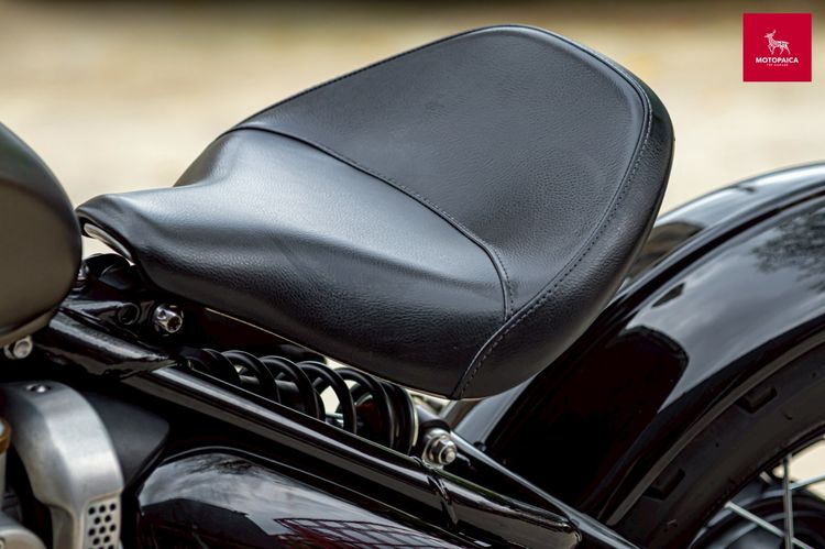 Triumph Bonneville Bobber1200 ปี2018 สีเทาด้าน วิ่ง18,000km. รูปที่ 13