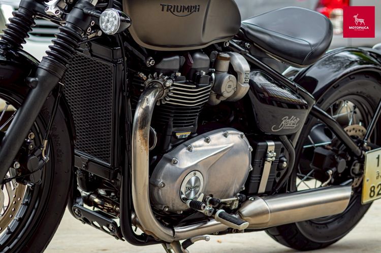 Triumph Bonneville Bobber1200 ปี2018 สีเทาด้าน วิ่ง18,000km. รูปที่ 7