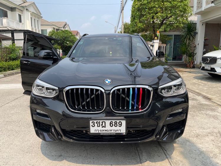 รถ BMW X3 2.0 xDrive30e M Sport 4WD สี ดำ