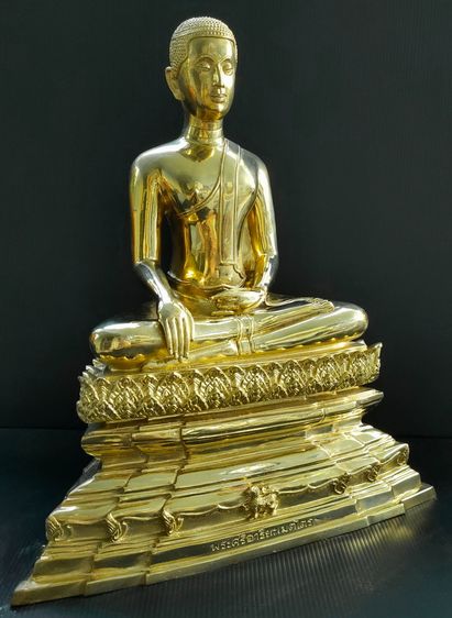 พระศรีอาริยเมตไตร์ พระศรีอาริย์ วัดไลย์  ฐานสิงห์ 9 นิ้ว รูปที่ 3