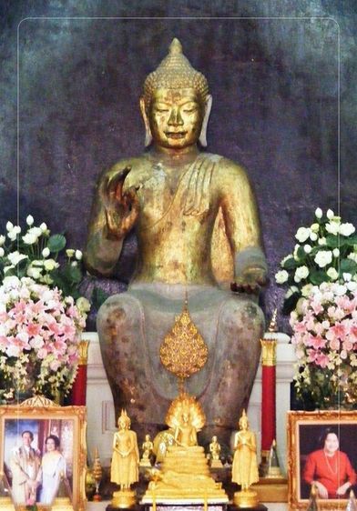 พระประทานพร หลวงพ่อศิลา วัดพระปฐมเจดีย์สูง 19 นิ้ว  ปี 36 รูปที่ 2