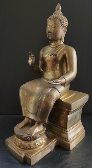 พระประทานพร หลวงพ่อศิลา วัดพระปฐมเจดีย์สูง 19 นิ้ว  ปี 36 รูปที่ 4