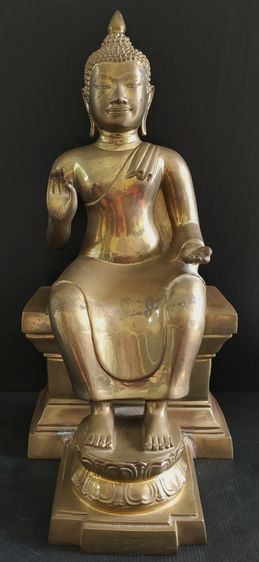 พระประทานพร หลวงพ่อศิลา วัดพระปฐมเจดีย์สูง 19 นิ้ว  ปี 36