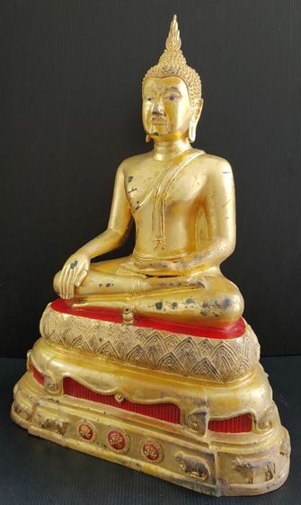 หลวงพ่อโต วัดพนัญเชิง รุ่น เฮง เฮง เฮง  ปิดทอง 9 นิ้ว   ปี 47   รูปที่ 5