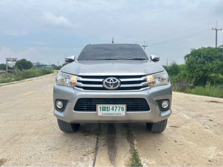 Toyota Hilux Revo 2016 2.4 E 4WD Pickup ดีเซล เกียร์ธรรมดา เทา รูปที่ 4
