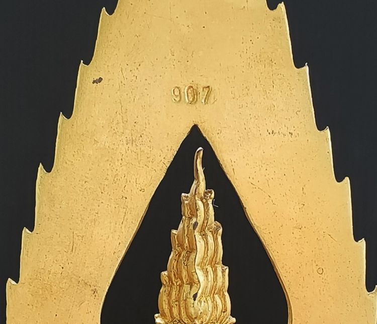 พระพุทธชินราช วัดใหญ่ พิษณุโลก พร้อมพระอัครสาวก 9 นิ้ว ปิดทอง รูปที่ 12