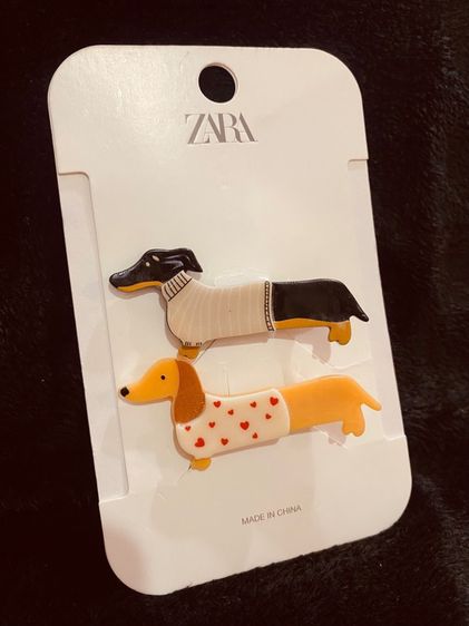 กิ๊บติดผม ZARA แท้ 💯สุดคิ้วท์ ลายน้องหมา รูปที่ 4