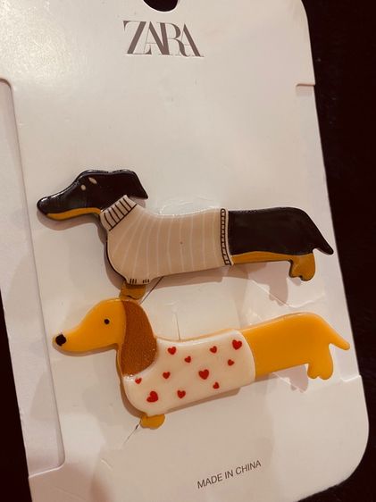 กิ๊บติดผม ZARA แท้ 💯สุดคิ้วท์ ลายน้องหมา รูปที่ 9