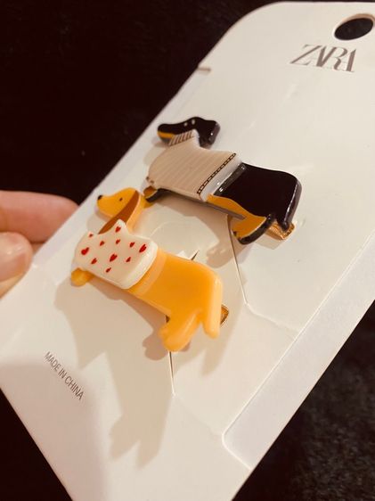 กิ๊บติดผม ZARA แท้ 💯สุดคิ้วท์ ลายน้องหมา รูปที่ 8